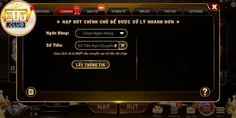 Cách Nạp Tiền Hitclub Và Hướng Dẫn Giao Dịch Nhanh 2026 Cách Nạp Tiền Hitclub Và Hướng Dẫn Giao Dịch Nhanh 2026