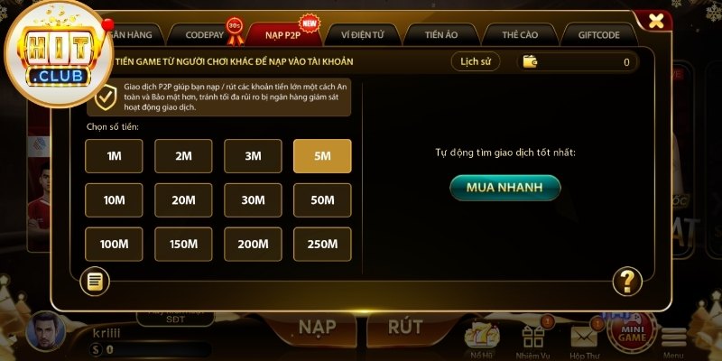 Cách Nạp Tiền Hitclub Và Hướng Dẫn Giao Dịch Nhanh 2026 Cách Nạp Tiền Hitclub Và Hướng Dẫn Giao Dịch Nhanh 2026