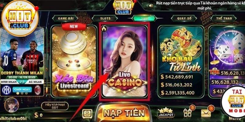 Live Casino: Trải Nghiệm Sòng Bạc Thật Tại Hitclub 2026 Live Casino: Trải Nghiệm Sòng Bạc Thật Tại Hitclub 2026