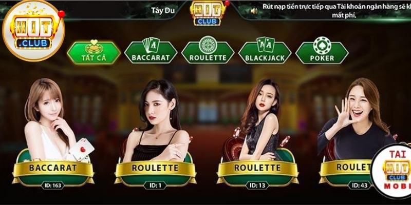 Live Casino: Trải Nghiệm Sòng Bạc Thật Tại Hitclub 2026 Live Casino: Trải Nghiệm Sòng Bạc Thật Tại Hitclub 2026